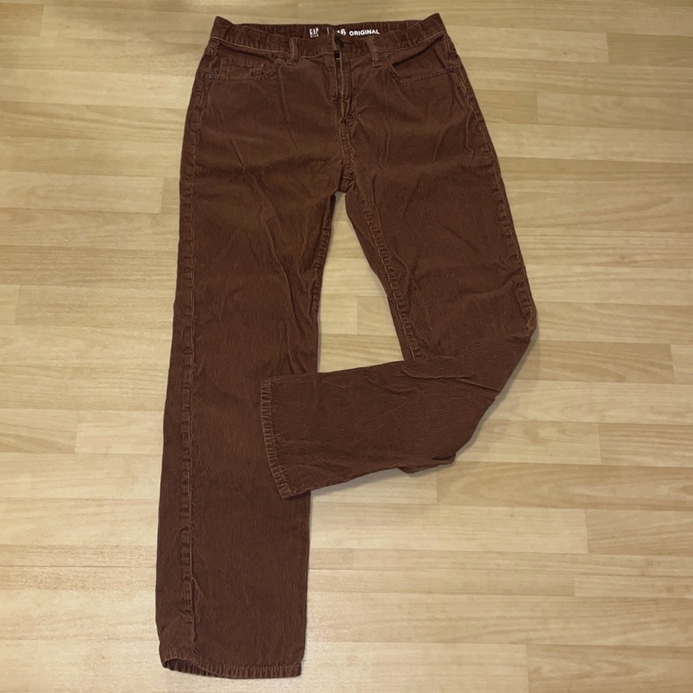 Gap kids 16 Husky original cut corduroy pants regular length, worn once